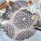 World Rug Gallery Modern Floral Circles Design 10' x 14' Gray Area Rug 9099GRAY10X14 - alternate 3